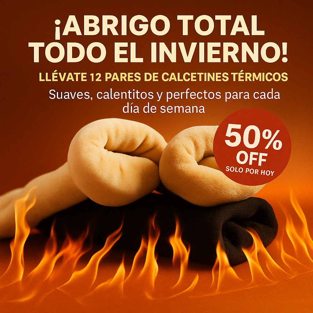 SOLO POR CYBERDAY 60% OFF - Pack 12 Calcetines Térmicos®