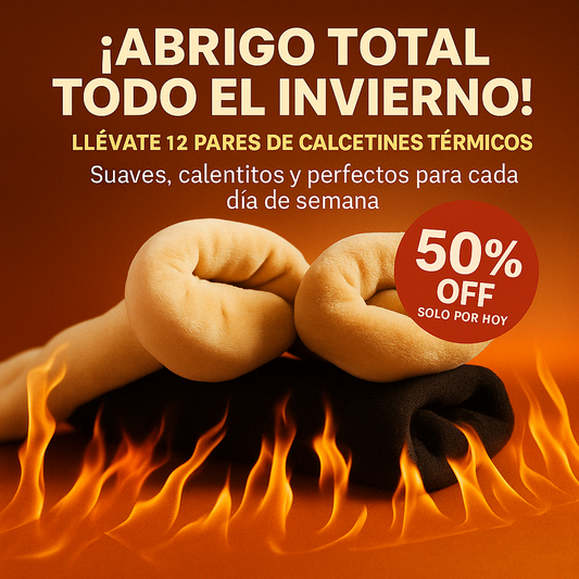 SOLO POR CYBERDAY 60% OFF - Pack 12 Calcetines Térmicos®