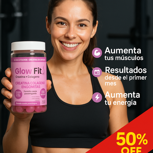 Glow Fit - Gomitas De Creatina Con Colágeno