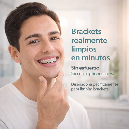 Clean Brackets® - Irrigador Bucal para limpiar tus brackets