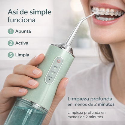 Clean Brackets® - Irrigador Bucal para limpiar tus brackets