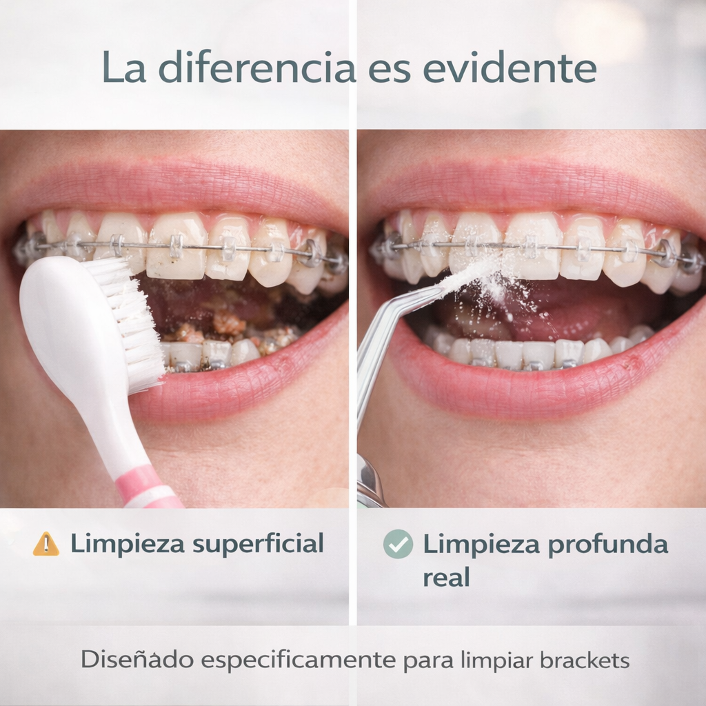 Clean Brackets® - Irrigador Bucal para limpiar tus brackets